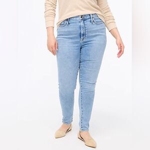 NWT J. Crew Factory 10" high-rise skinny jean in signature stretch BH989 Size 31